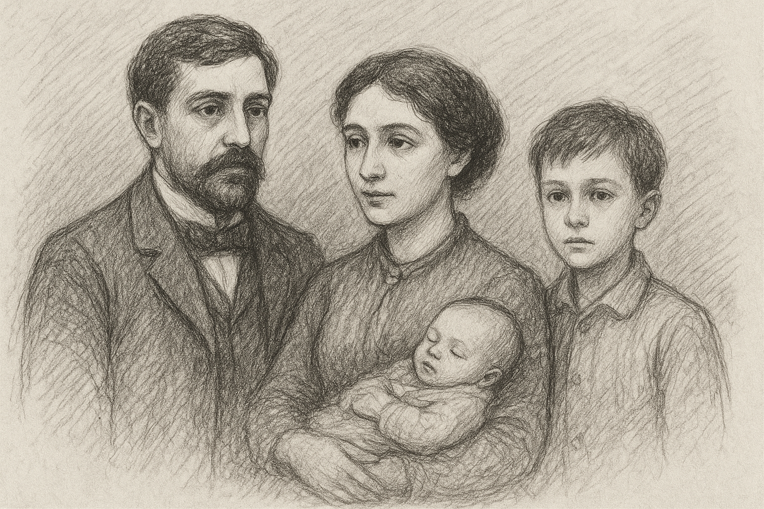 ドビュッシーの両親・妻・子供は誰?一族は今どこに住んでる?
