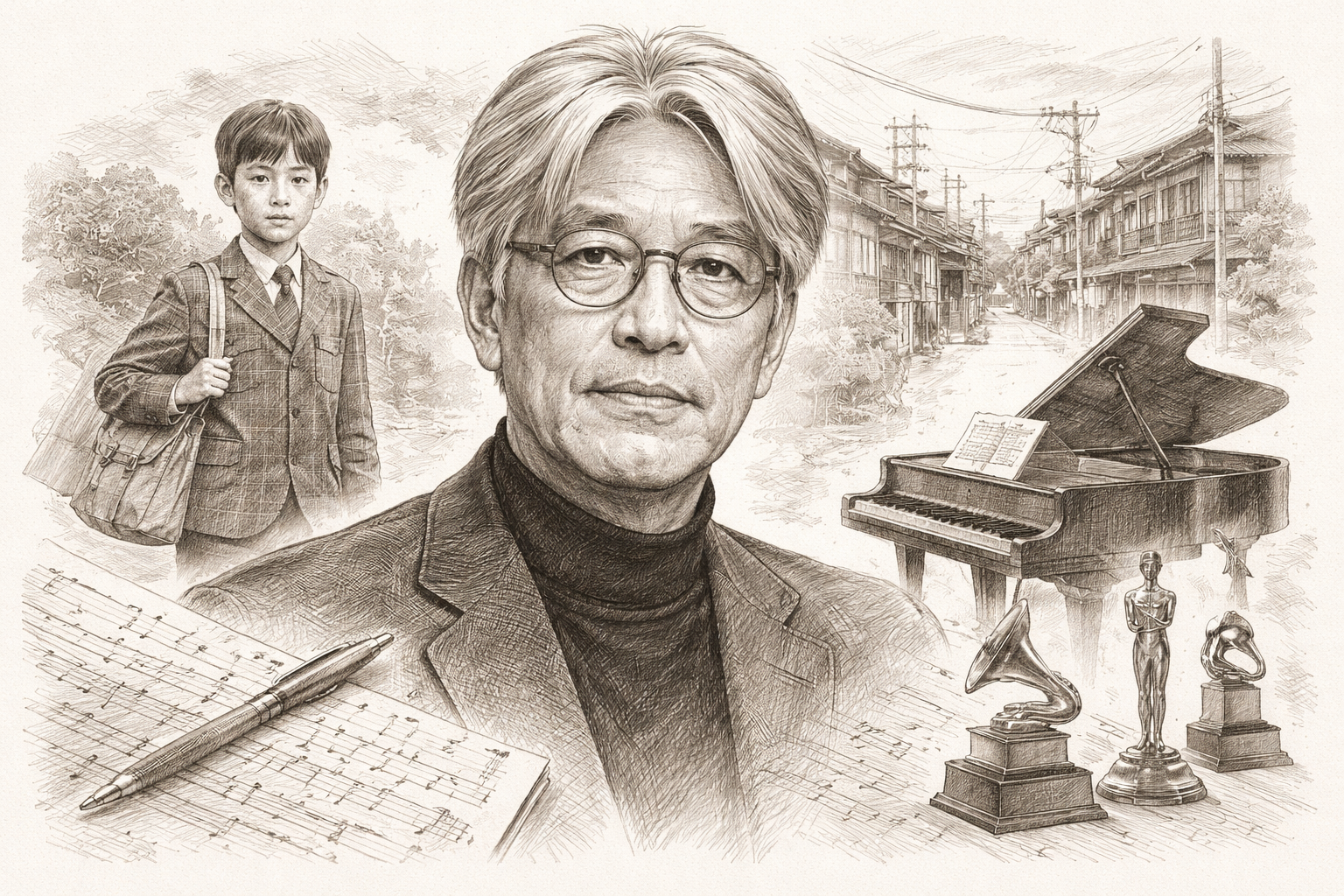 坂本龍一の生い立ちと出身地