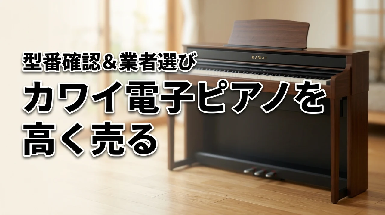 カワイの電子ピアノ買取はどこが良い？型番の調べ方や業者の選び方を具体的に解説