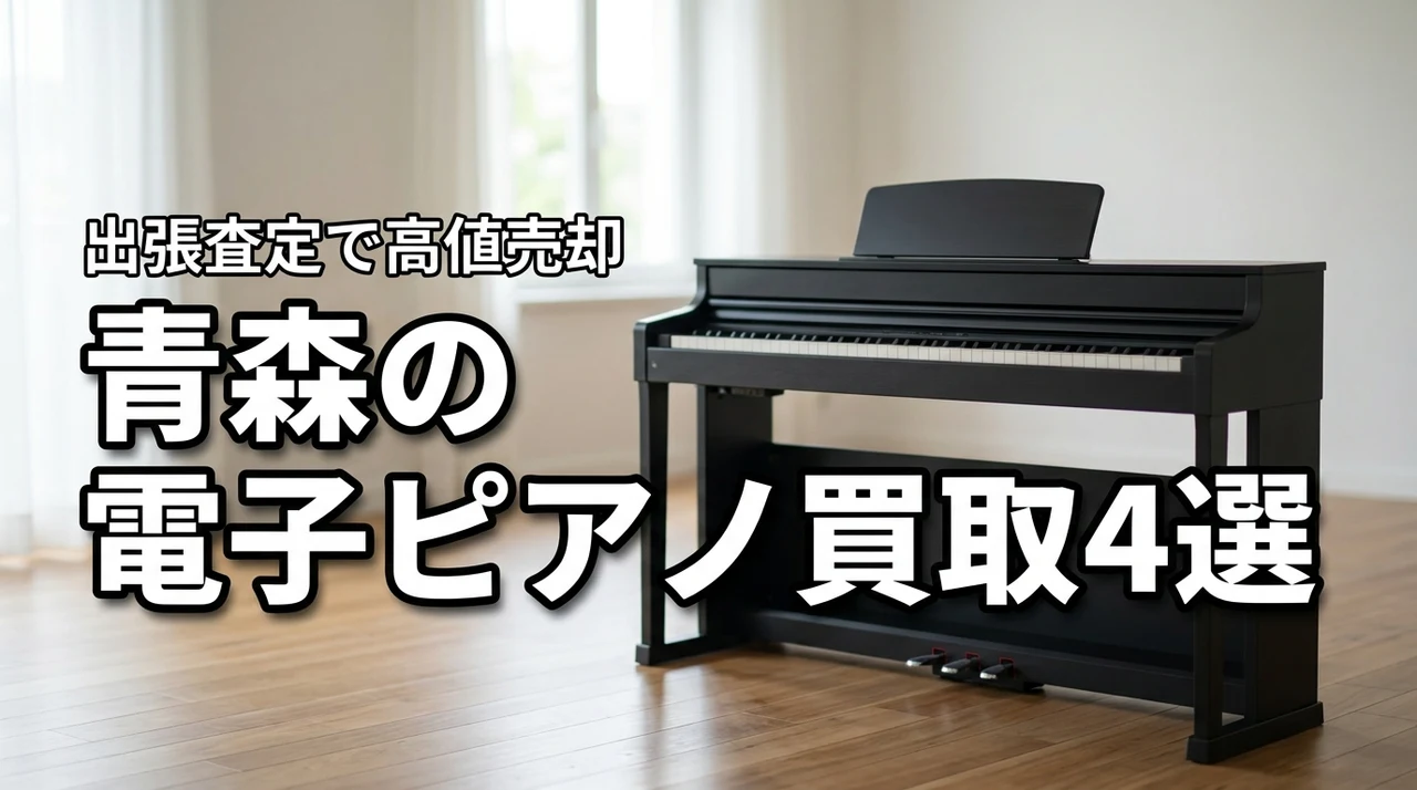 青森の電子ピアノ買取は出張査定が正解！高値で売れるおすすめ業者4選