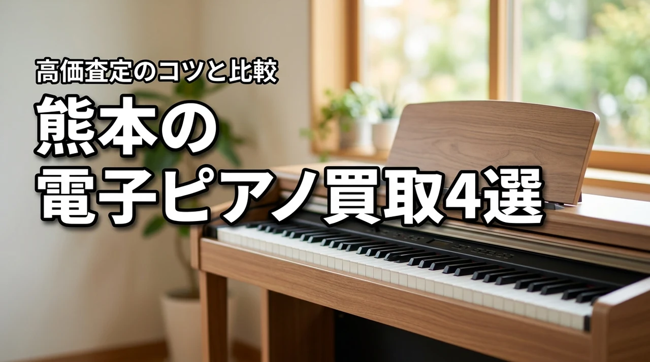 熊本で電子ピアノ買取におすすめの業者4選！高価査定のコツや出張対応店を比較