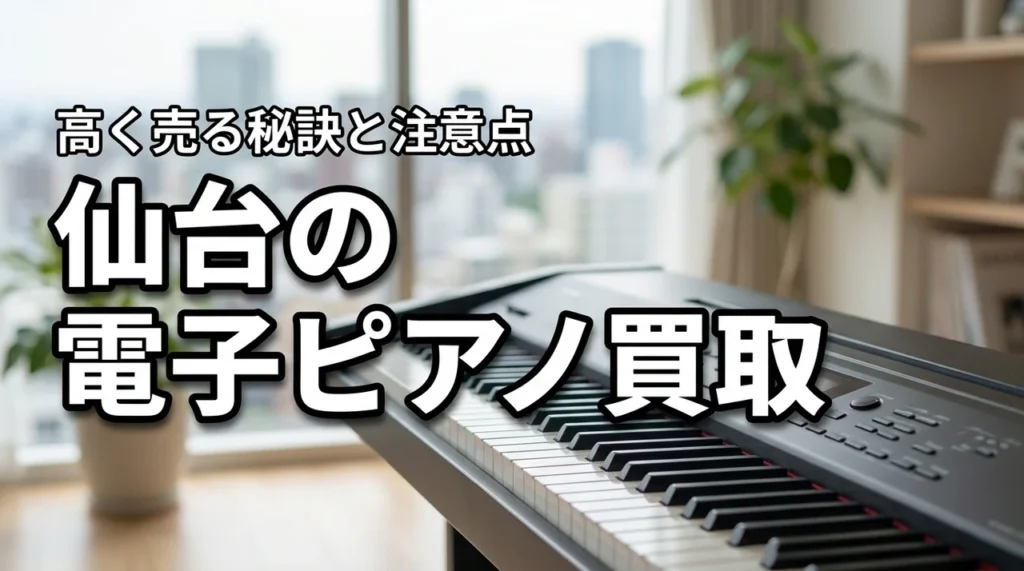 仙台で電子ピアノの買取はどこがいい？高く売る秘訣と出張査定の注意点を伝授