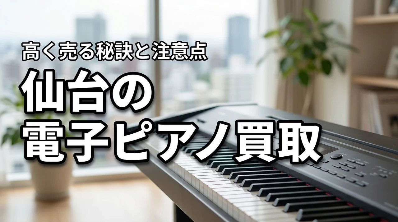 仙台で電子ピアノの買取はどこがいい？高く売る秘訣と出張査定の注意点を伝授