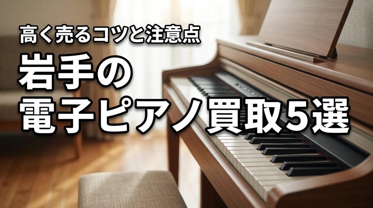 岩手で電子ピアノの買取におすすめな業者5選！高値売却のコツと注意点を解説