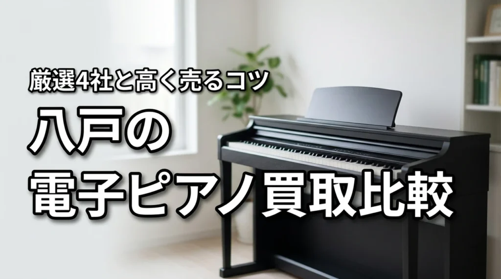 八戸で電子ピアノ買取店を徹底比較！おすすめ業者4選と高く売るための秘訣を伝授