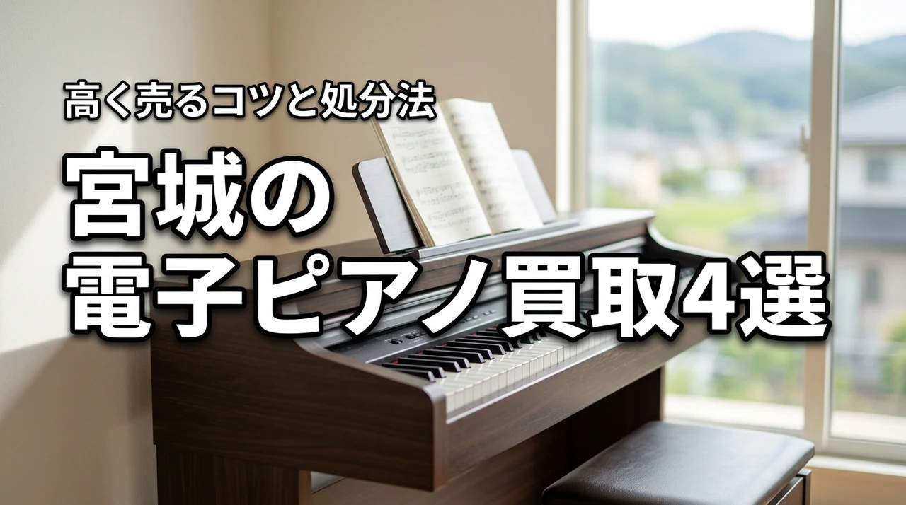 宮城で電子ピアノの買取おすすめ業者4選！高く売るコツや処分方法を詳しく解説