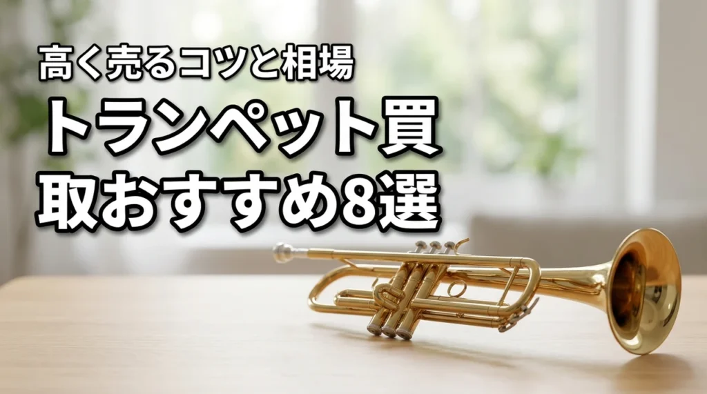 トランペット買取業者のおすすめ8選を比較！高く売るコツと買取相場も紹介