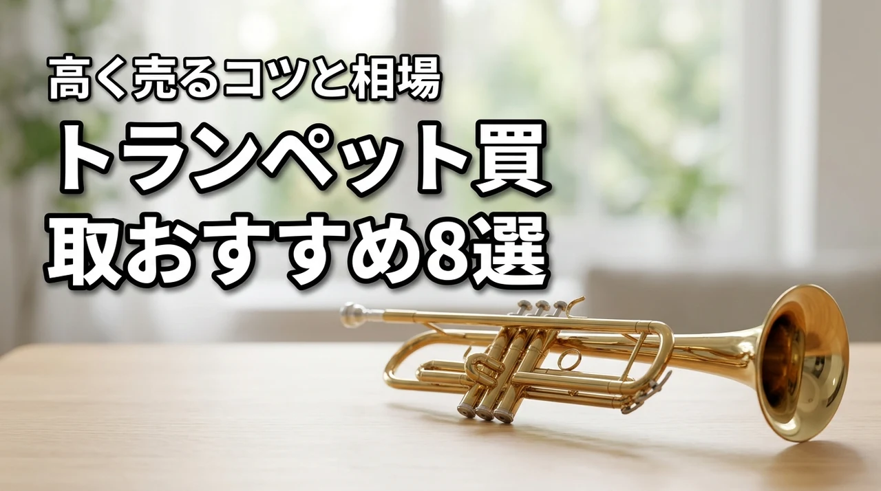 トランペット買取業者のおすすめ8選を比較！高く売るコツと買取相場も紹介