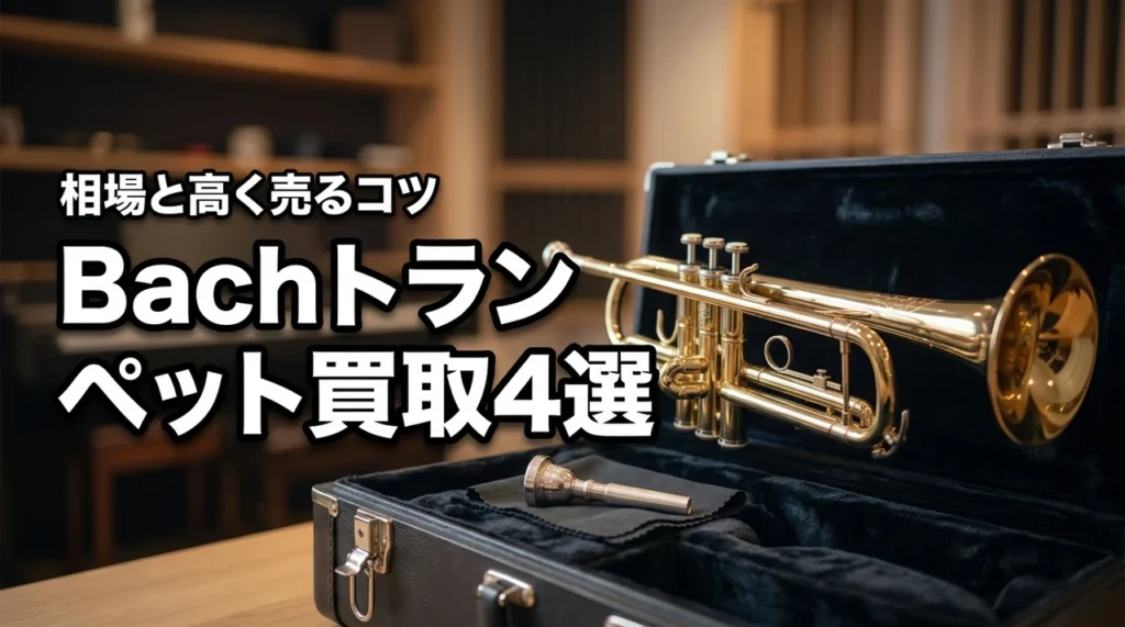 Bachトランペット買取のおすすめ業者4選！相場や査定基準を知って高値で売ろう