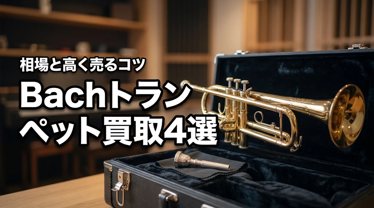 Bachトランペット買取のおすすめ業者4選！相場や査定基準を知って高値で売ろう