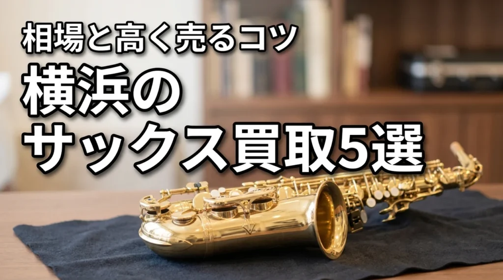 横浜でサックス買取のおすすめ業者5選！神奈川の査定相場や高く売るコツを教えます