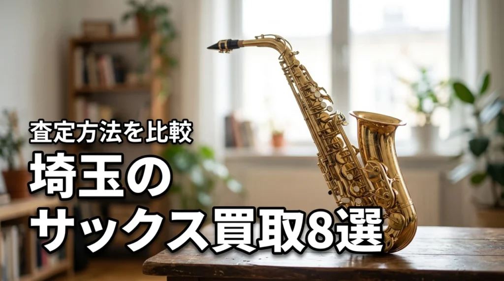 埼玉でサックス買取におすすめの業者8選！店頭や出張など査定方法を比較